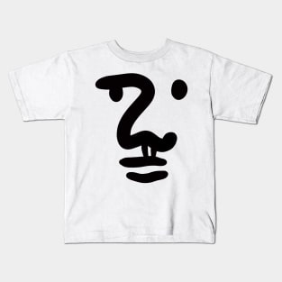 Abstract Face Kids T-Shirt